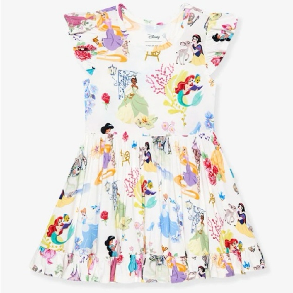 Posh Peanut Disney Princess Ball ruffled twirl dress 5/6